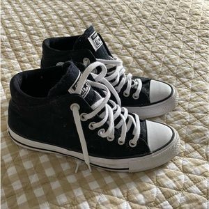 Black Converse Madison Mid size 7
